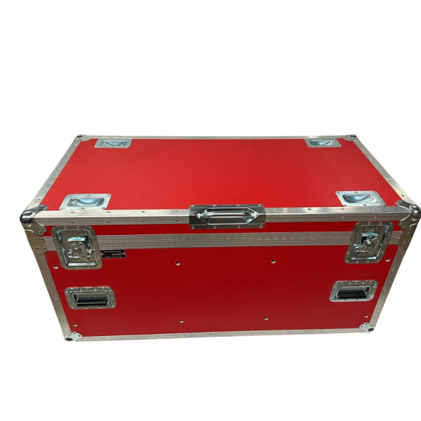 Red standard trunk flight case